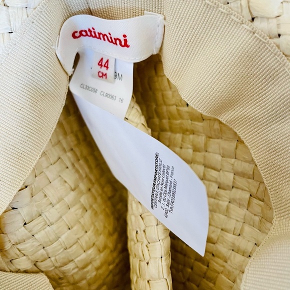 Catimini straw hat for toddlers - Picture 3 of 4